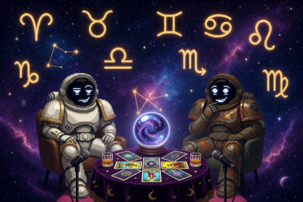 Jimmy and Joe reading the stars